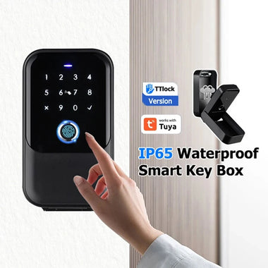 K5 Tuya/TTlock Smartkey Lock Box Wireless Electronic Key Safe with Digital Code App Controlled bluetooth Smartlock for Home Key Padlock