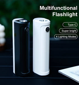 Mini Multifunction Flashlight Strong Light Rechargeable Super Bright LED Light Portable Travel Car Multi-function Light