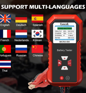 MICRO-500 12V Automobile and Motorcycle Battery Life Battery Tester