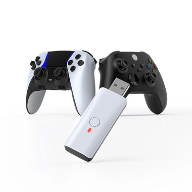 JYS JYS-P5119 PRO Wireless Controller Adapter bluetooth Multi-Platform PS5 Switch PC Android Button Remapping Gyro Dual Vibration Voice Chat Gaming Accessory