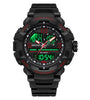 SANDA Men's Dual Display Sports Digital Watches Alarm Clock Day Weeks Multi-functional Luminous Wrist Watch