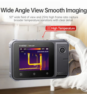FNIRSI TDM-120P Thermal Imager Multimeter 120x90 IR 2.8-In Touchscreen -20C-400C USB-C 1500mAh 50 FOV Hot/Cold Spot Tracking Underfloor Heating Leak Locator