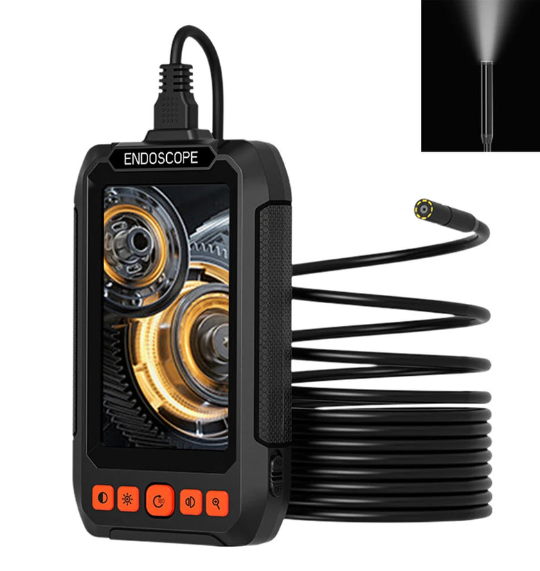 VISHRT T41-AV Handheld Endoscope 4.3 inch IPS Screen 1080P HD 8mm lens for Automotive Maintenance Pipeline Inspection Tools