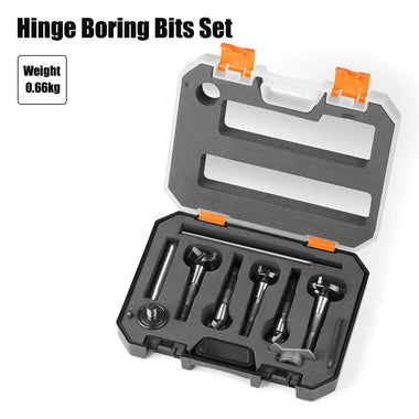 5PCS 7mm Shank Hinge Boring Drill Bit Woodworking Hole Opener 15mm 20mm 25mm 30mm 35mm Cutting Diameter