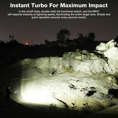 Astrolux MF07 7*SFH55.2 LED 21000LM Powerful Search Monsters Flashlight with 46950 Battery Max 618M Throw Flashlight 15 Days Runtime Type-C USB Rechargeable Powerful LED Torch for Outdoor Adventure Hiking Camping Searching Fishing