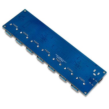 VL817 USB 3.1 Hub Module High Speed 7 Port USB Hub Type C 5Gbps External Power Supply Backflow Prevention Portable Accessory