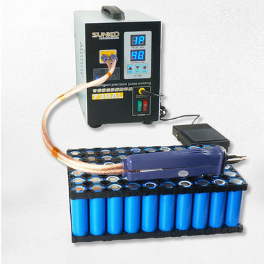 SUNKKO 738AL Spot Welding Machine New Upgraded Telescopic Arm Handheld Spot Welder 18650Battery Weld Precision Pulse Spot Welder