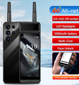 SOYES W88 Pro Mini 4-inch Android 12.0 4GB RAM 64GB ROM Dual SIM Card 5500mAh Facial Recognition 4G Smartphone with LED Flashlights