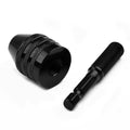 Mini Keyless Drill Chuck 1/4 Inch Hex Shank Quick-Change Converter Aluminum Alloy Sturdy Versatile Compatibility Secure Bit Locking