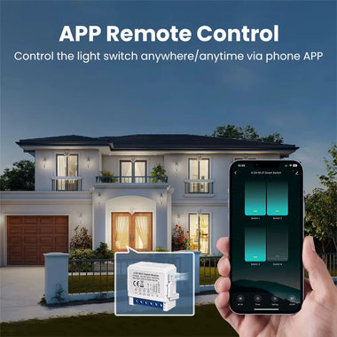 Tuya WiFi Smart Switch Module 1/2/3/4CH Supports 2 Way Control App Remote Control DIY Light Switch Module 100-240V Work with Alexa Google Home