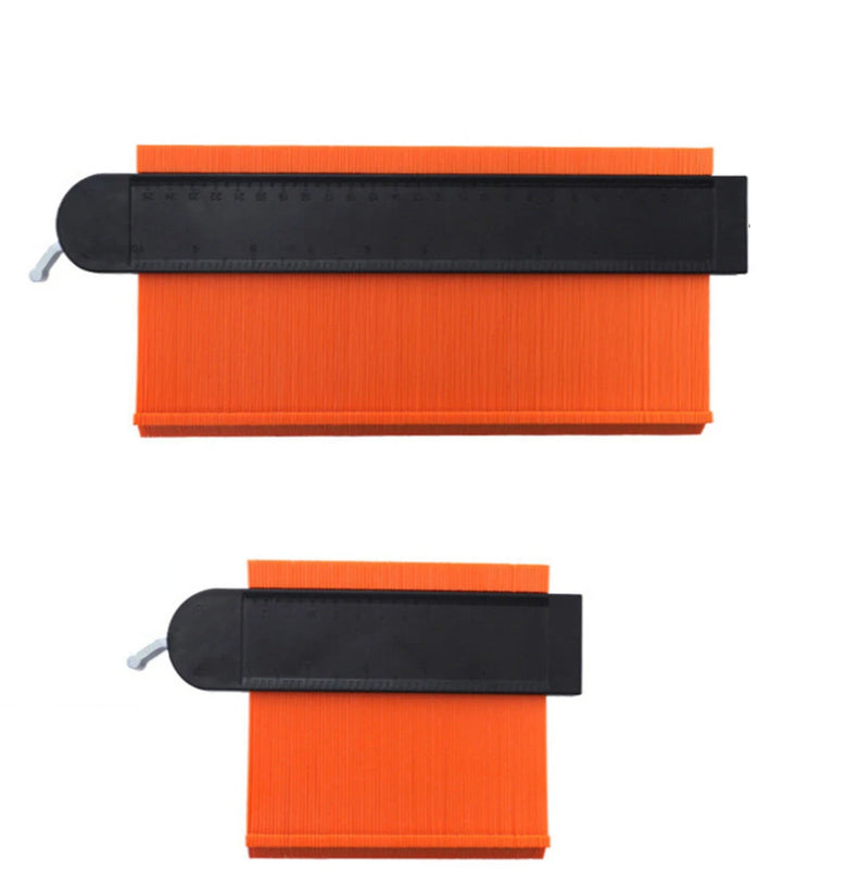 5 Inch 10 Inch Contour Gauge with Metal Lock 130mm Widen Profile Gauge Irregular Shape Duplicator Tiling Laminate Tiles Marking Tool