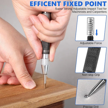 8 Pack Carpenter Pencil Set with Deep Hole Marker Built-in Sharpener and Carbide Scribe Marking Tool for Woodworking Marking Mechanical Pencils with Multi-Color Refills