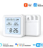 Smart WiFi Hygrometer Thermometer Sensor Indoor Temperature Humidity Monitor Works with Alexa Google Home High Accuracy Remote Control App Sync Time Display