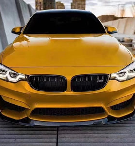 CS Style Front Bumper Lip Splitter Diffuser Spoiler for BMW M3 F80 M4 F82 F83 2015-2020 Car Accessory Lower Bumper Guard