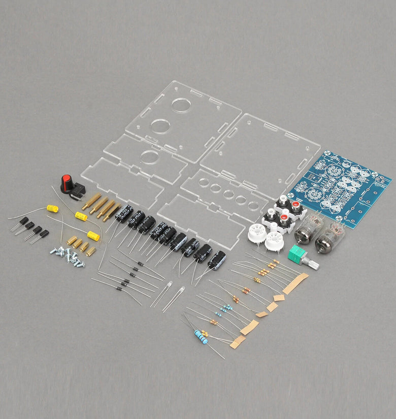 6J1 Valve Tube Preamplifier Board Module Bass on Musical Fidelity DIY Kit with Case