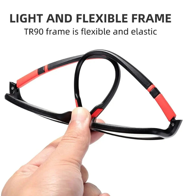 Unisex Sports TR90 Reading Glasses Anti-blue Light Presbyopia Eyeglasses Men Women Hyperopia Optical Eyewear Glasses
