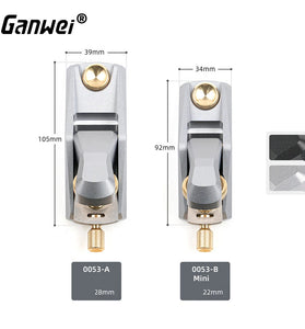 Aluminum Alloy Plane 33 degree Blade Width 28mm/22mm Angle Ganwei CNC Machined Woodworking Hand Tool