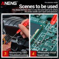 ANENG PT2002 Multimeter Stainless Steel Probe for Automobile Detection with Puncture-free Special Tip