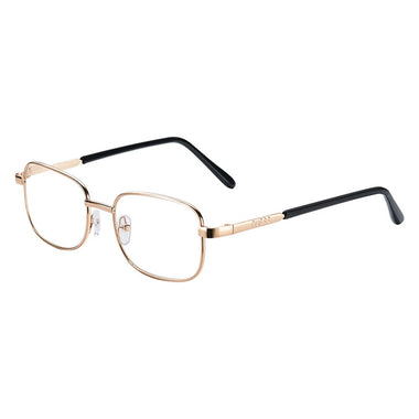 Clear HD Lenses Foldable Reading Glasses Anti-Blue Light Presbyopia Glasses Eye Protection Anti-fatigue Distance Glasses, Men's Women's Full-frame Alloy