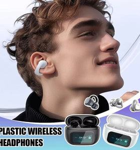 G08 Translator Earbuds Wireless bluetooth 5.4 Earphone LED Touch Screen 13.2mm Dynamic Drivers Bass Sound Instant Translation Earclip Open-ear Headphones