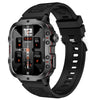 QX11 1.96inch HD Screen bluetooth Call Heart Rate Blood Pressure Blood Oxygen Monitor Sleep Monitoring Breathing Exercise Female Menstrual Cycle 100+ Sport Modes Music Playback 3ATM Waterproof Smart Watch