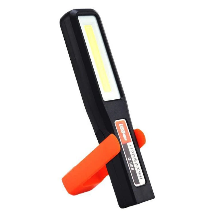 COB LED Work Light Car Garage Mechanic Lamp USB Rechargeable Flashlight with Magnetic Torch Emergency Light Warning Lantern