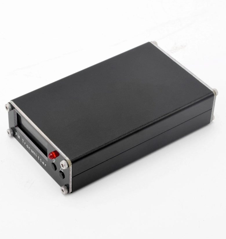 0.5W Frequency Modulation Emitter 76-108Mhz 500mW Digital Display Stereo Transmitting Device Type-C Interface with 2000M Transmission Distance for Churches Car Radio Broadcast