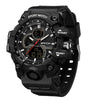 SANDA Men's Dual Display Waterproof Digital Watches Outdoor Sports Wristwatches Movement with Luminous, Stopwatch, Countdown, Alarm & Date Function