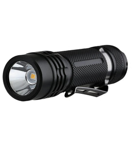 Folomov 18650S 900LM 167m Compact EDC Flashlight Come with 18650 Battery USB Rechargeable Mini LED Torch 9 Modes For Outdoor Camping Hiking Hunting