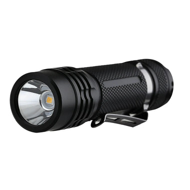 Folomov 18650S 900LM 167m Compact EDC Flashlight Come with 18650 Battery USB Rechargeable Mini LED Torch 9 Modes For Outdoor Camping Hiking Hunting