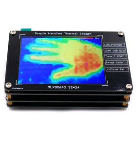 MLX90640 2.8inch LCD Display 24*32 Thermal Imager Portable Infrared Sensors -40 to 300 Temperature Measurement