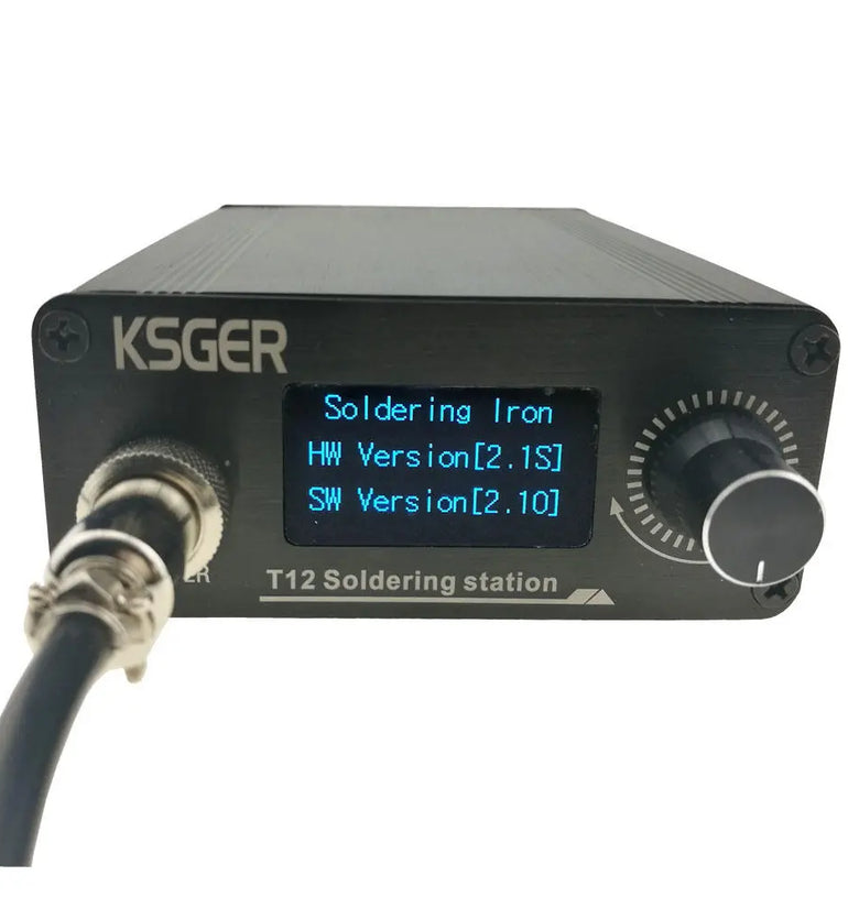 V2.1S T12 Digital Temperature Controller Soldering Station Electric Soldering Iron Tips T12-K + 907 Handle
