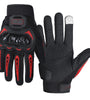 Pair Touchscreen Motorcycle Gloves Full Finger Touch Screen Sport Riding Bike Bicycle Cycling Racing Gloves