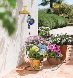 Aqualin Automatic LCD Display Watering Timer Electronic Home Garden Ball Valve Water Timer For Garden Irrigation Controller 21026/21026A/21526