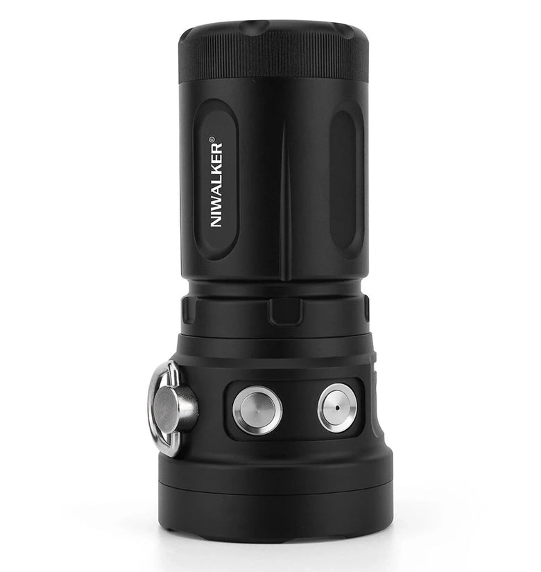 Niwalker NK19 23000LM High Lumen Powerful LED Flashlight 400M Searchlight Pocket Floodlight with 4*18650 High Discharge Batteries Strong Light LED Torch