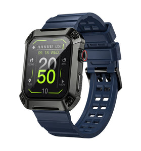 LOKMAT OCEAN 2 Pro 1.85 inch HD Screen bluetooth Call Heart Rate Blood Pressure SpO2 Monitor 450mAh Voice Assistant 100+ Sports Modes Smart Watch