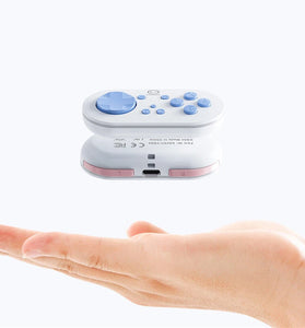 LinYuvo KS54 Mini Wireless bluetooth Game Controller with Vibration Pocket Sized Gamepad 180mAh Cool Lighting Effects for Android/iOS/Switch