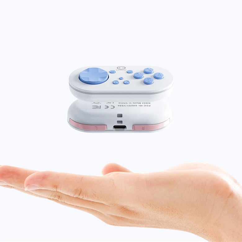 LinYuvo KS54 Mini Wireless bluetooth Game Controller with Vibration Pocket Sized Gamepad 180mAh Cool Lighting Effects for Android/iOS/Switch