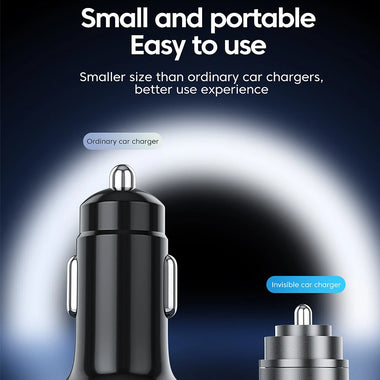 Olaf 100W 2-Port USB PD Car Charger Adapter USB-A+Type-C Fast Charging for iPhone 12 13 14 14 Pro for Huawei Mate50 for Samsung Galaxy S23 for Redmi K60 for Oppo Reno9