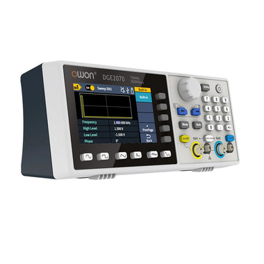 OWON DGE2035 DGE2070 Dual Channels Arbitrary Waveform Generator 35MHz 70Mhz 125MSa/s 300MSa/s 14Bits Frequency Meter
