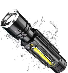 Bikight WL82 X9 LED+COB USB Charging Flashlight Zoomable 5 Modes LED Torch Flash Light Magnetic Attraction Waterproof Outdoor Camping Lantern