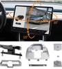 Car Flexible Adjustable Screen Swivel Mount for Tesla Model Y/3 Model 3 Highland Central Control Screen Display Rotation Bracket GPS Navigation Holder