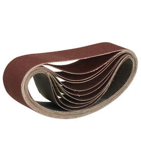 330x30mm 10Pcs 120 320 600 800 1000 Grits Belt Sander Sanding Belts for Angle Grinder
