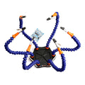 6-Jaw Multi-Weld Bracket Arm Repair Fixture with 7-Piece Flexible Arm with USB Fan for Modeling Weld Assembly Repair
