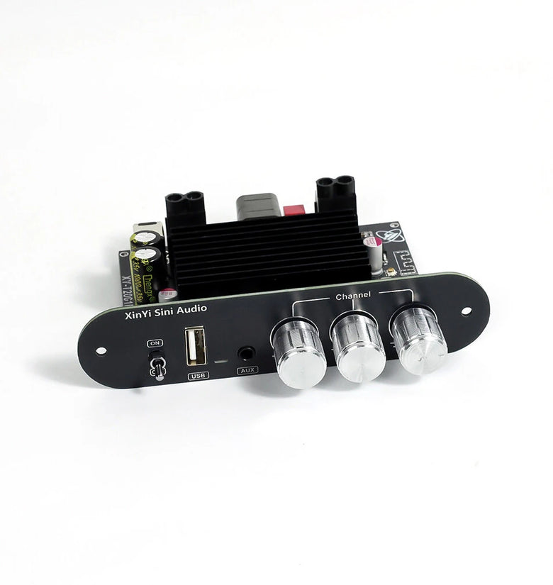 Sinilink Audio XY-T2001P Mono Bluetooth Audio Amplifier 200W DC 12-30V WAV FLAC APE MP3 Independent High and Low Frequency Adjustment TWS True Wireless Pairing
