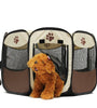 OxGord 45cm Pet Dog Cat Playpen Tent Portable Exercise Fence Kennel Cage Crate