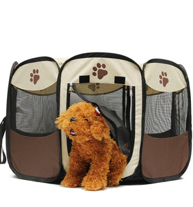 OxGord 45cm Pet Dog Cat Playpen Tent Portable Exercise Fence Kennel Cage Crate