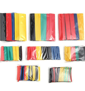 328PCS Heat Shrink Tubing 2:1 Electrical Wire Cable Wrap Sleeving Tube Kit Electric Insulation Heat Shrink Tube Kit for DIY & Tools