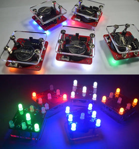 Geekcreit DIY Shaking LED Dice Kit With Small Vibration Motor