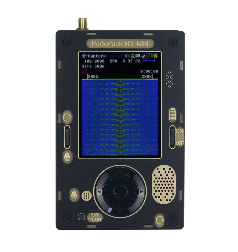 Portapack H2 Mini HackRF One R9 V2.0.0 SDR Radio Receiver with 5 Antennas and Signal Amp 1MHz-6GHz Operating Frequency 20 MHz RF Bandwidth Ideal for Wireless Communication Technology Research